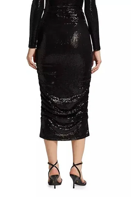 L'Agence Otis Sequin Pencil Skirt