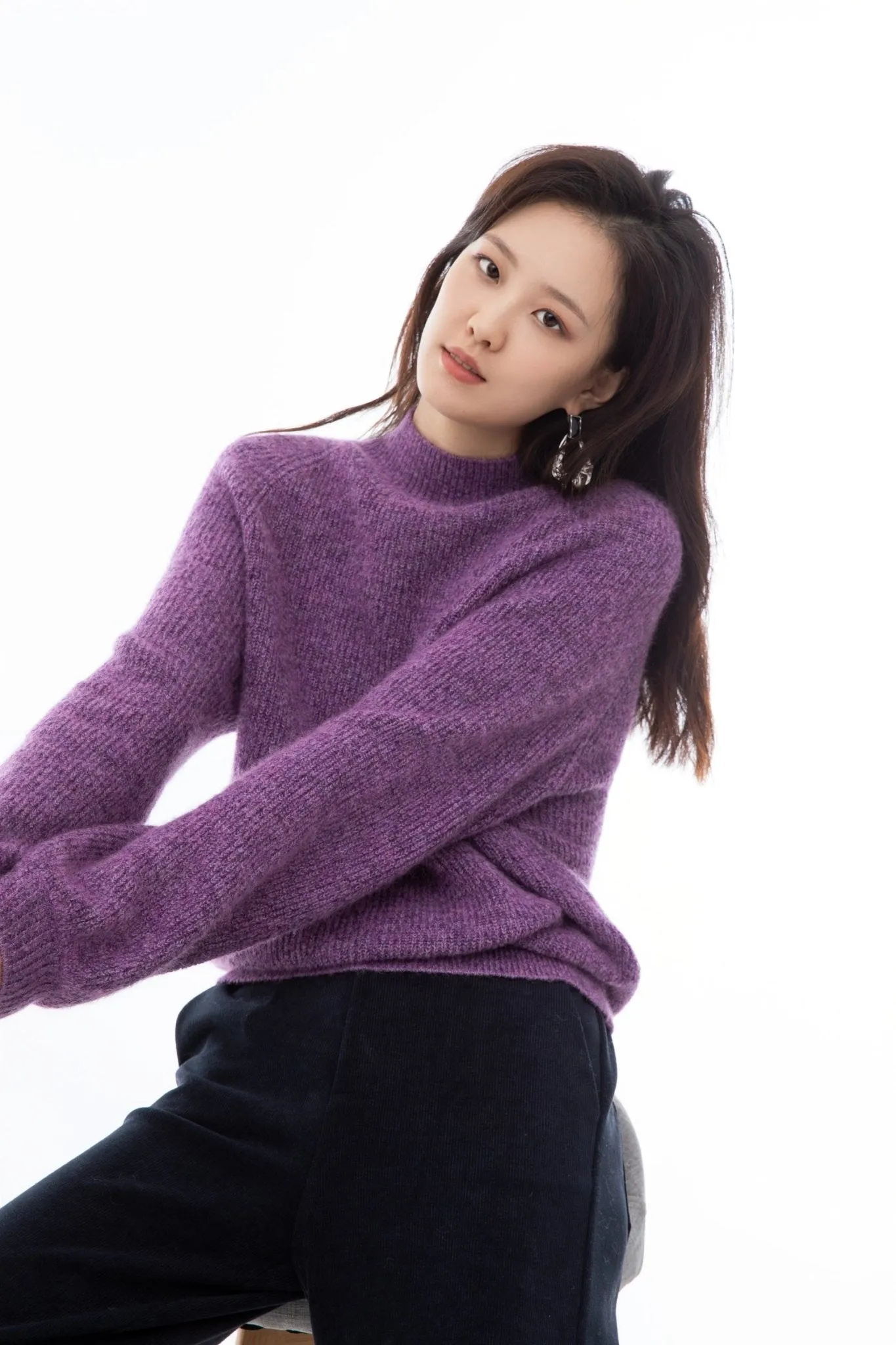 Lavender Wool Sweater