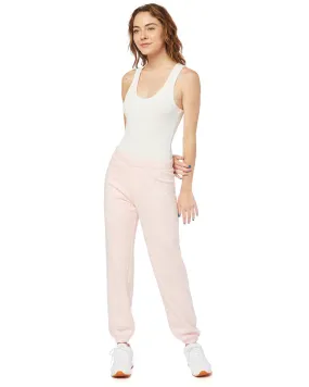 Lazypants Niki Ultra Soft Fleece Sweatpants  - Womens -  Baby Pink