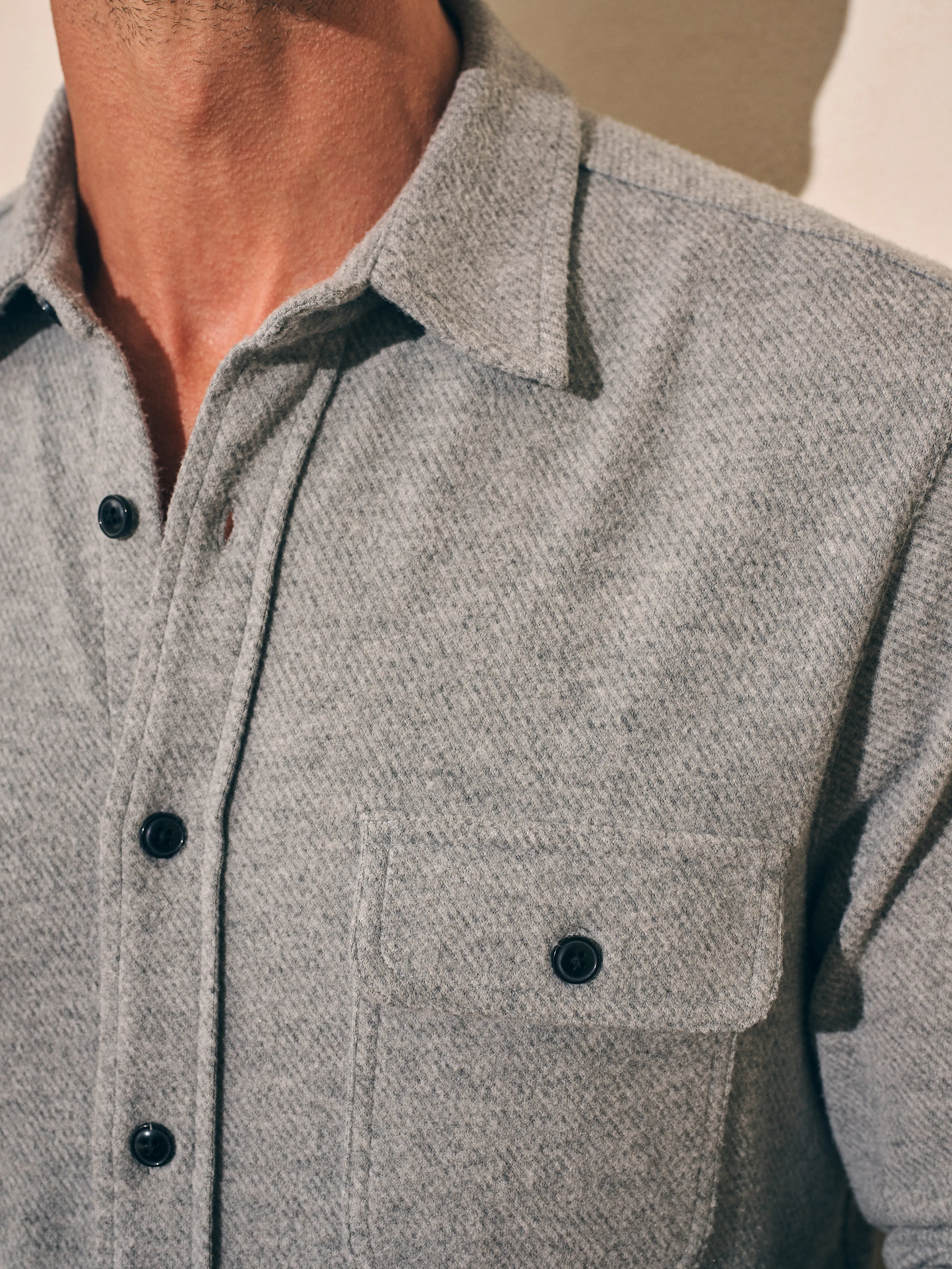 Legend™ Sweater Shirt - Fossil Grey Twill