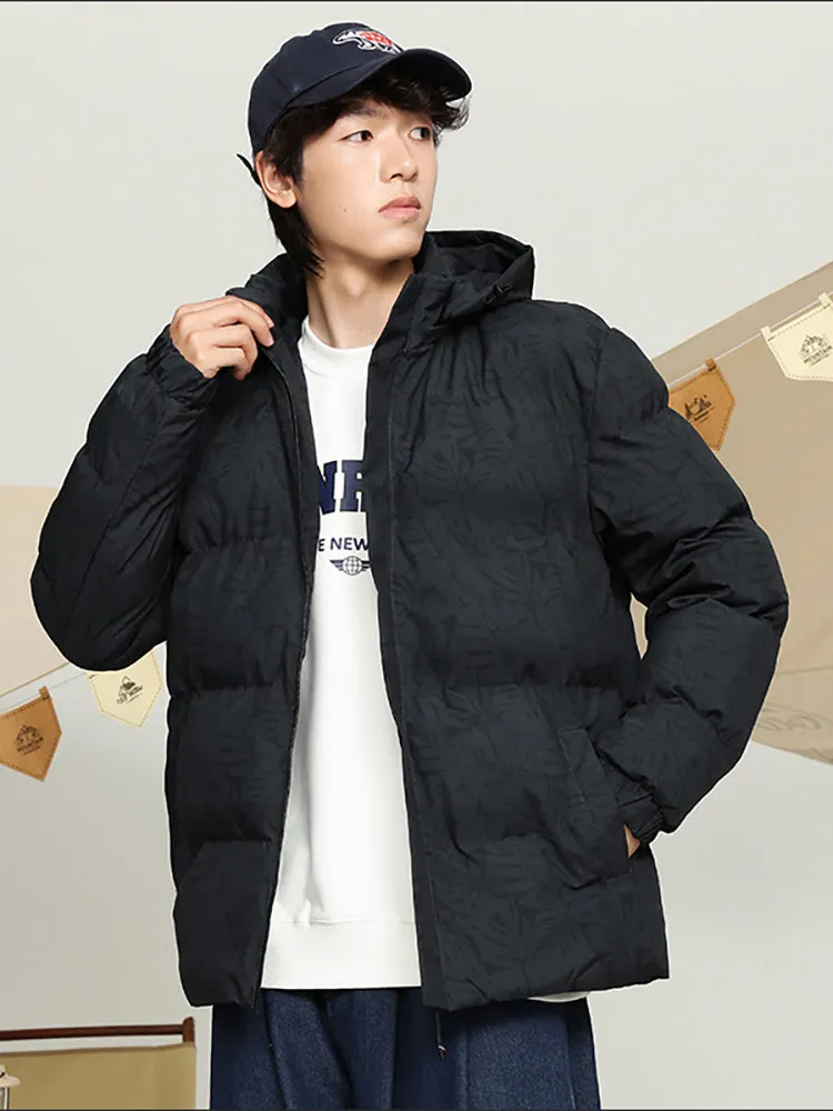 Loose-Fitting Print Quilted Coats