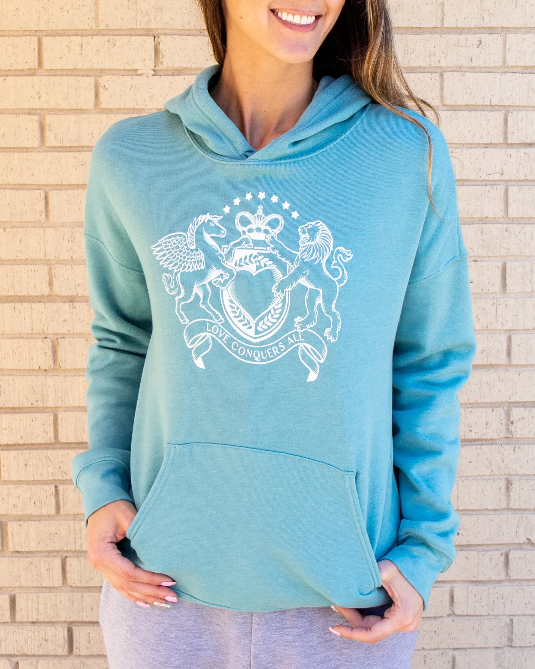 Love Conquers All  - Pullover Fleece Hoodie