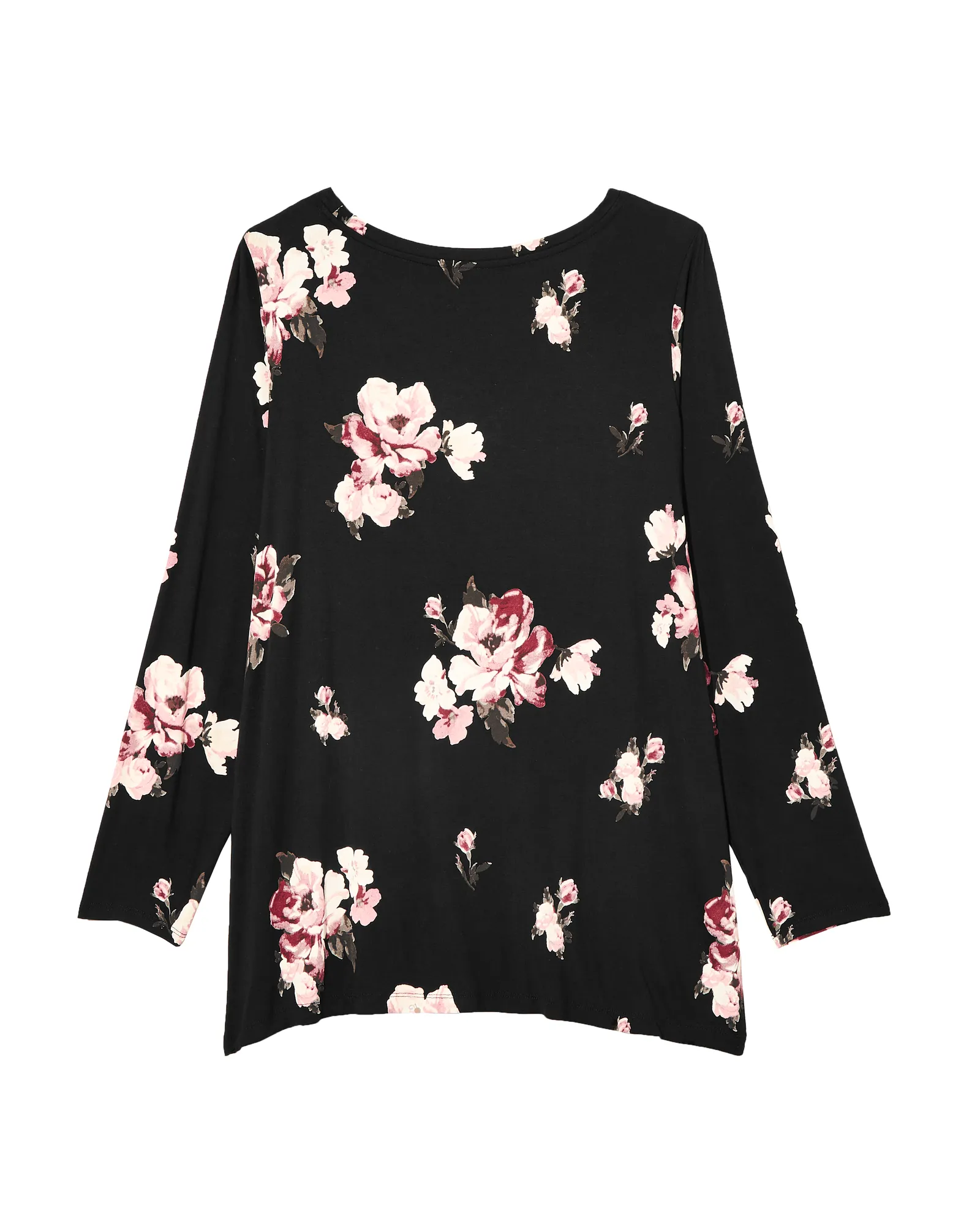 Maria Twist Front Top | Black / Mauve