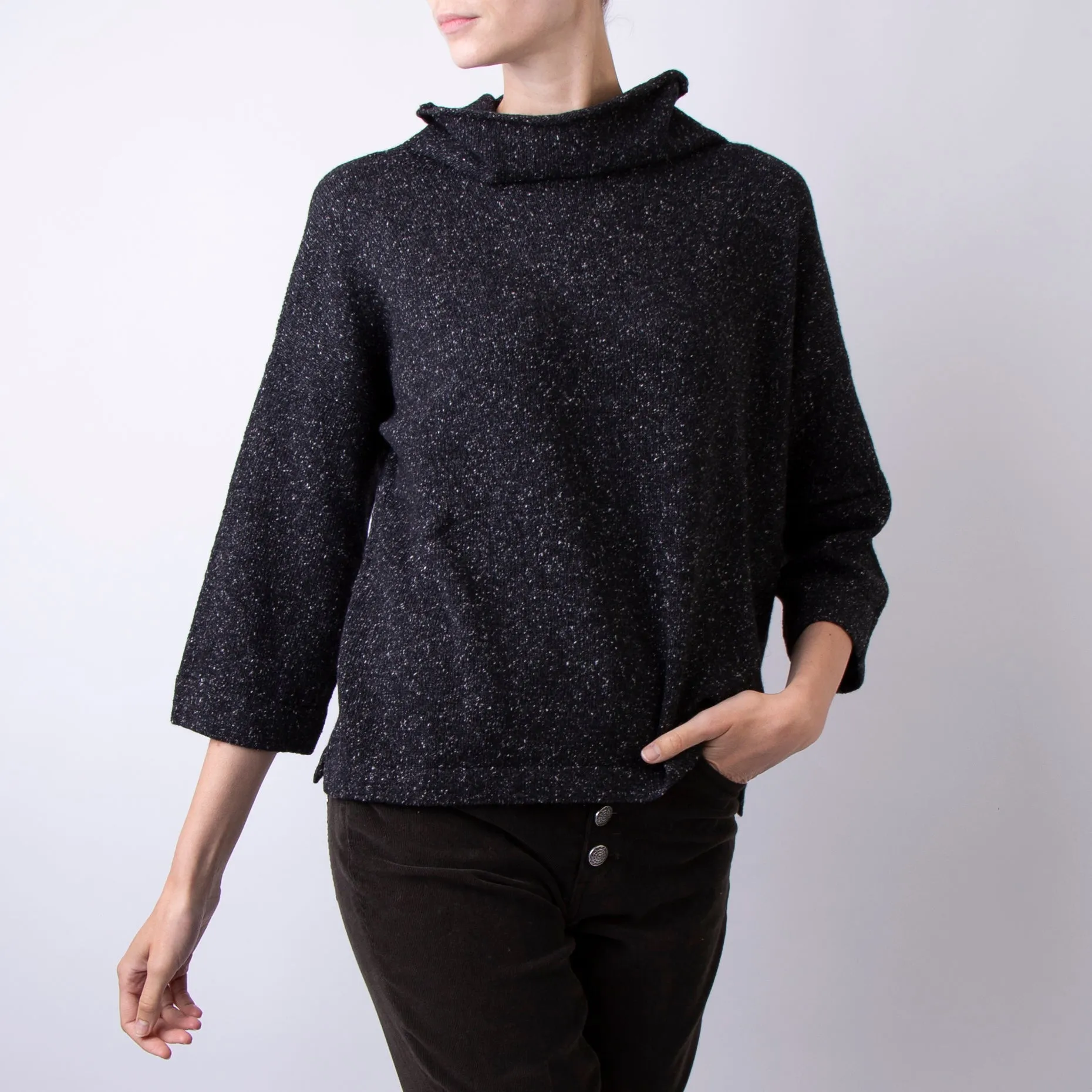 MA'RY'YA SWEATER YNK081 F6 BLACK