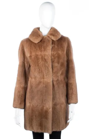 Maxwell Croft vintage blonde mink coat size M