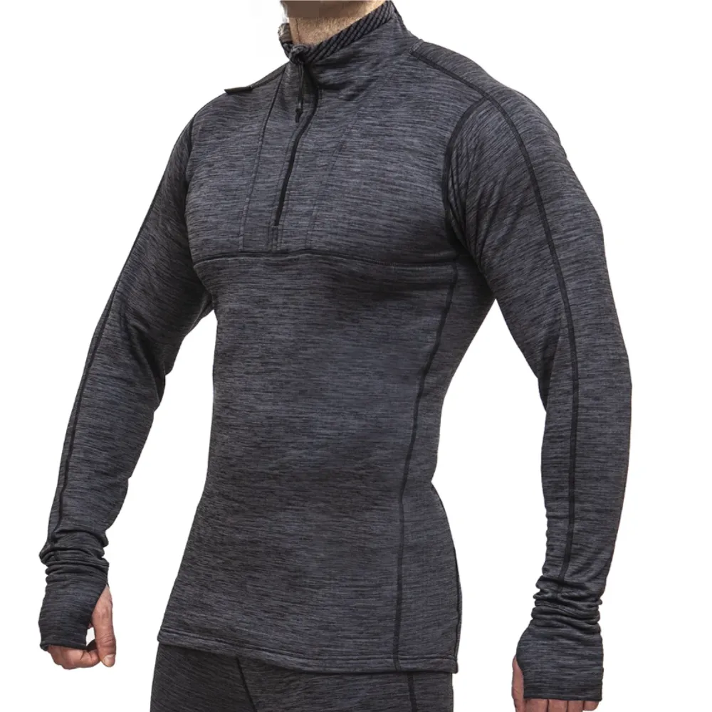 Men's Thermal Shirt “Snow Shield” Extra Warm Black