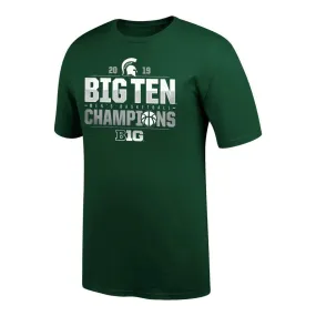 Michigan State Spartans 2019 BIG 10 Basketball Champions Locker Room T-Shirt