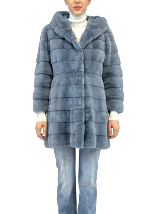 Mink Coat with Hood