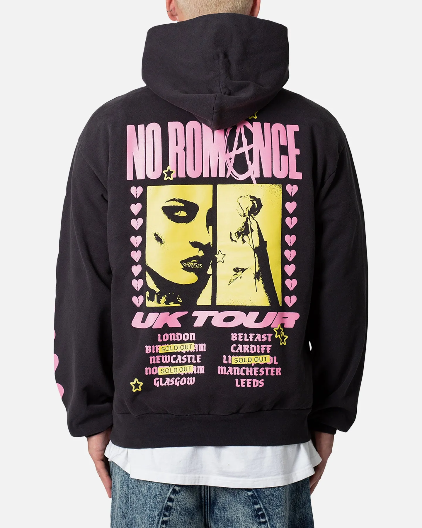 MNML No Romance Hoodie Off Black