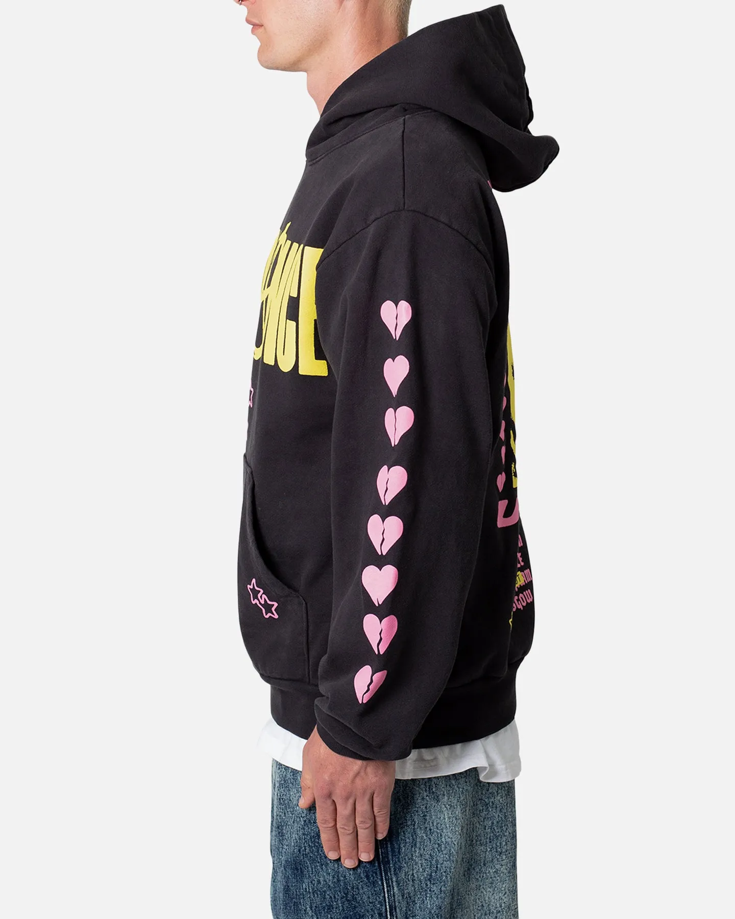 MNML No Romance Hoodie Off Black