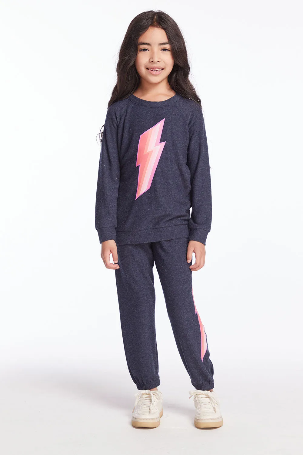 Multi Bolt Girls Sweatpants