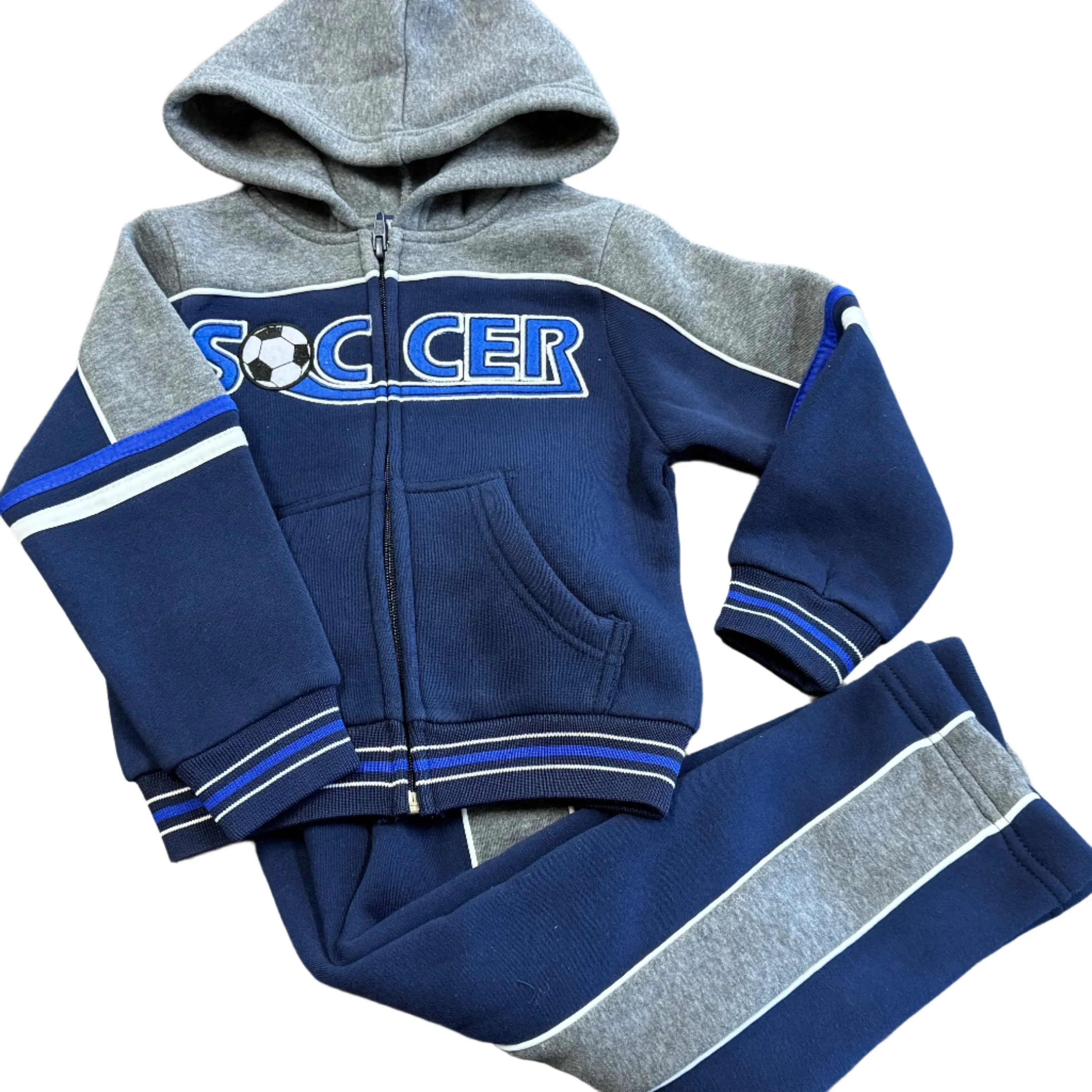 Navy Fleece Set