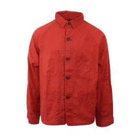 NEW Brick Red Freeman's Sporting Club Button Down Shacket Size M $270