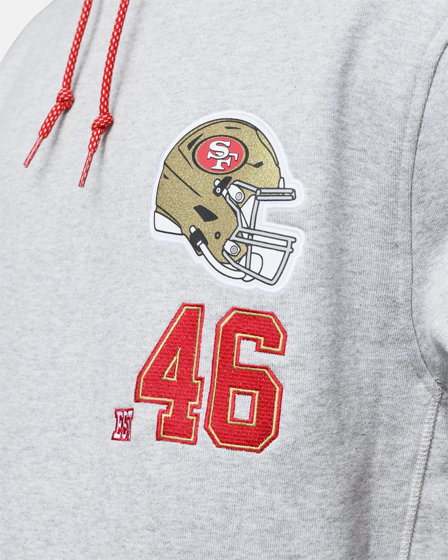 New Era San Francisco 49ers Hoodie Grey