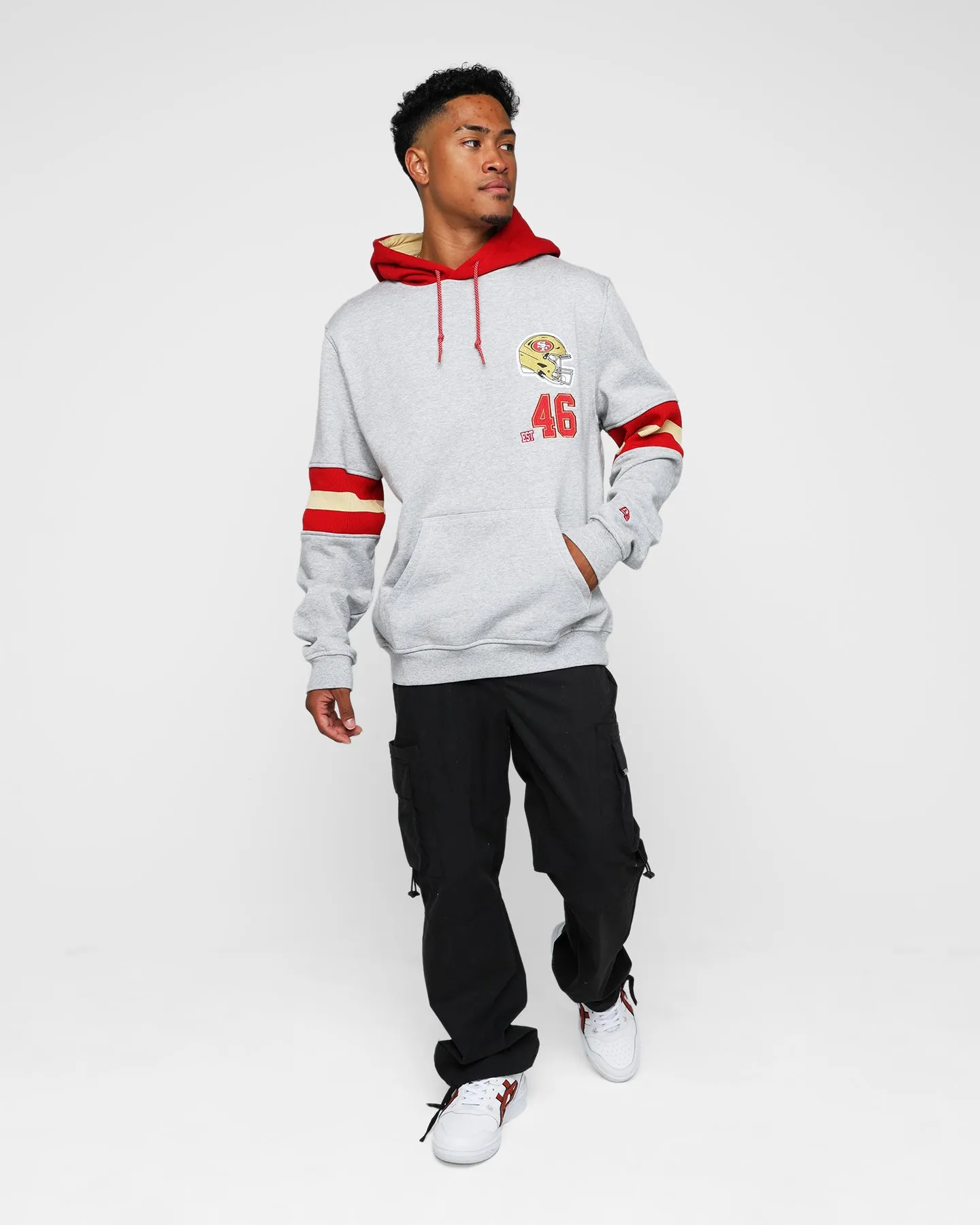 New Era San Francisco 49ers Hoodie Grey