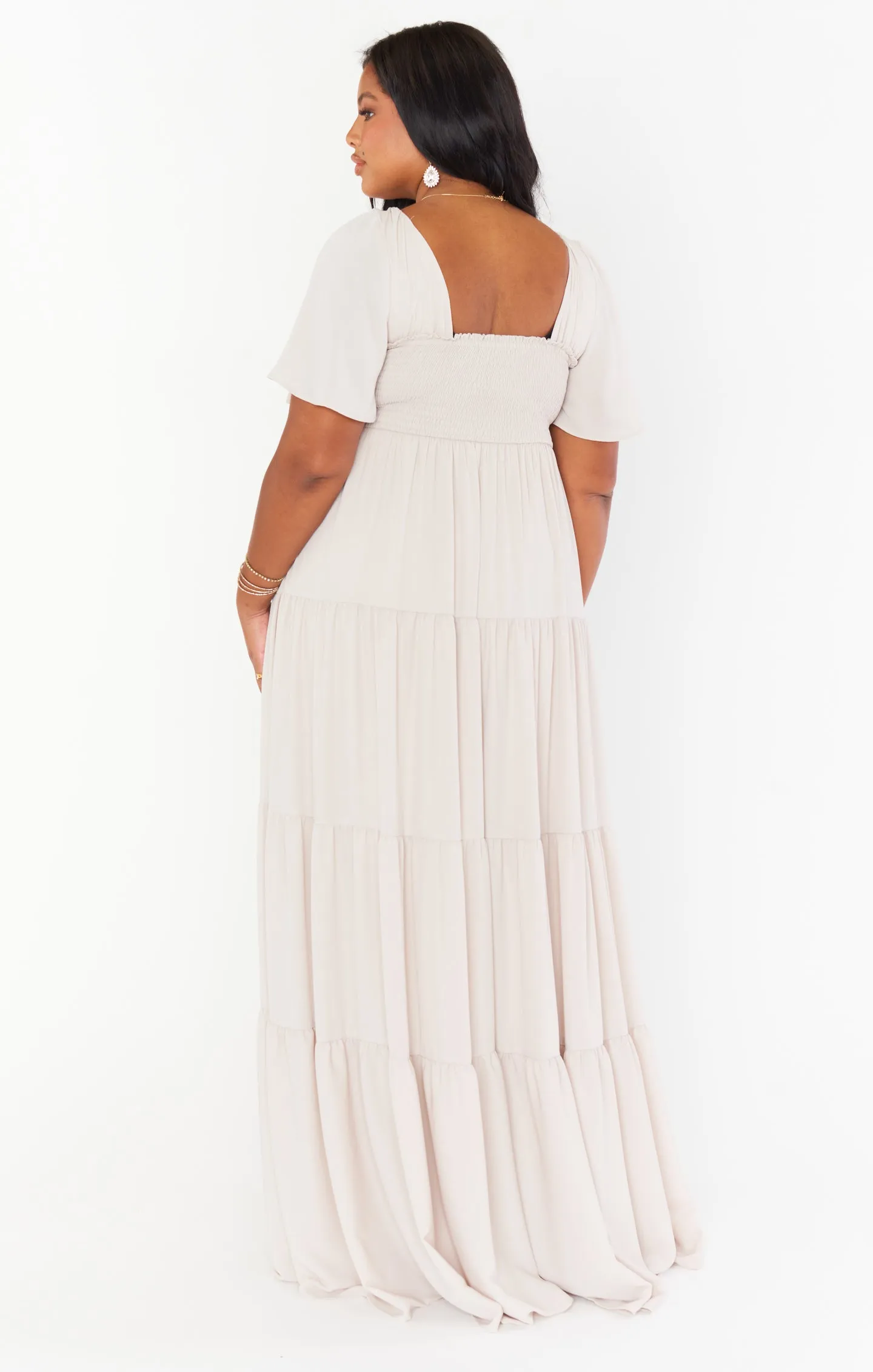 Nicole Maxi Dress ~ Show Me The Ring Crisp