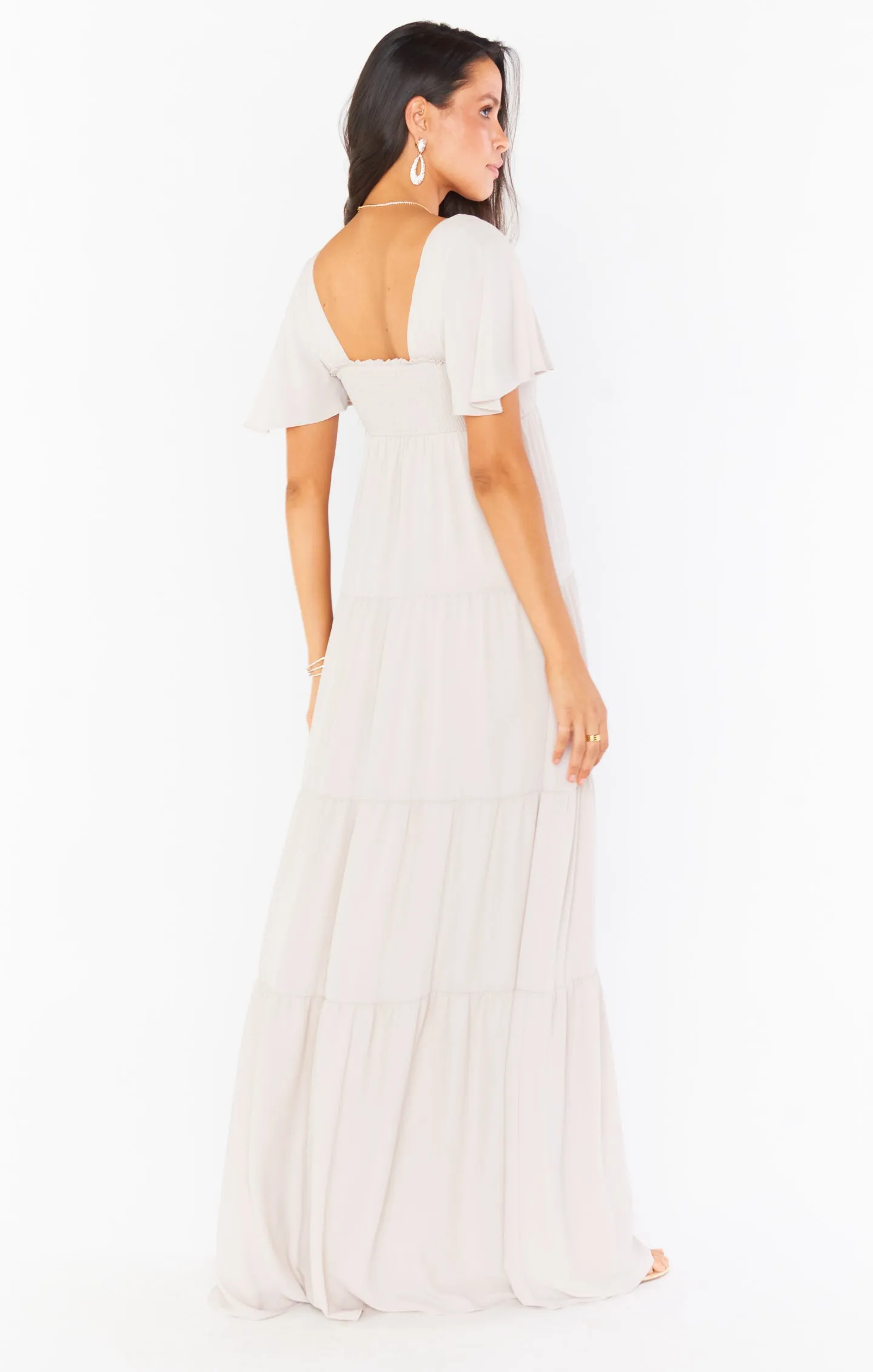 Nicole Maxi Dress ~ Show Me The Ring Crisp