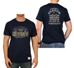 Notre Dame Fighting Irish Retro Brand Navy 1988 Champs Season Scores T-Shirt