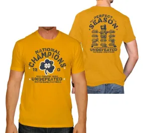 Notre Dame Fighting Irish Retro Brand Yellow 1988 National Champs T-Shirt