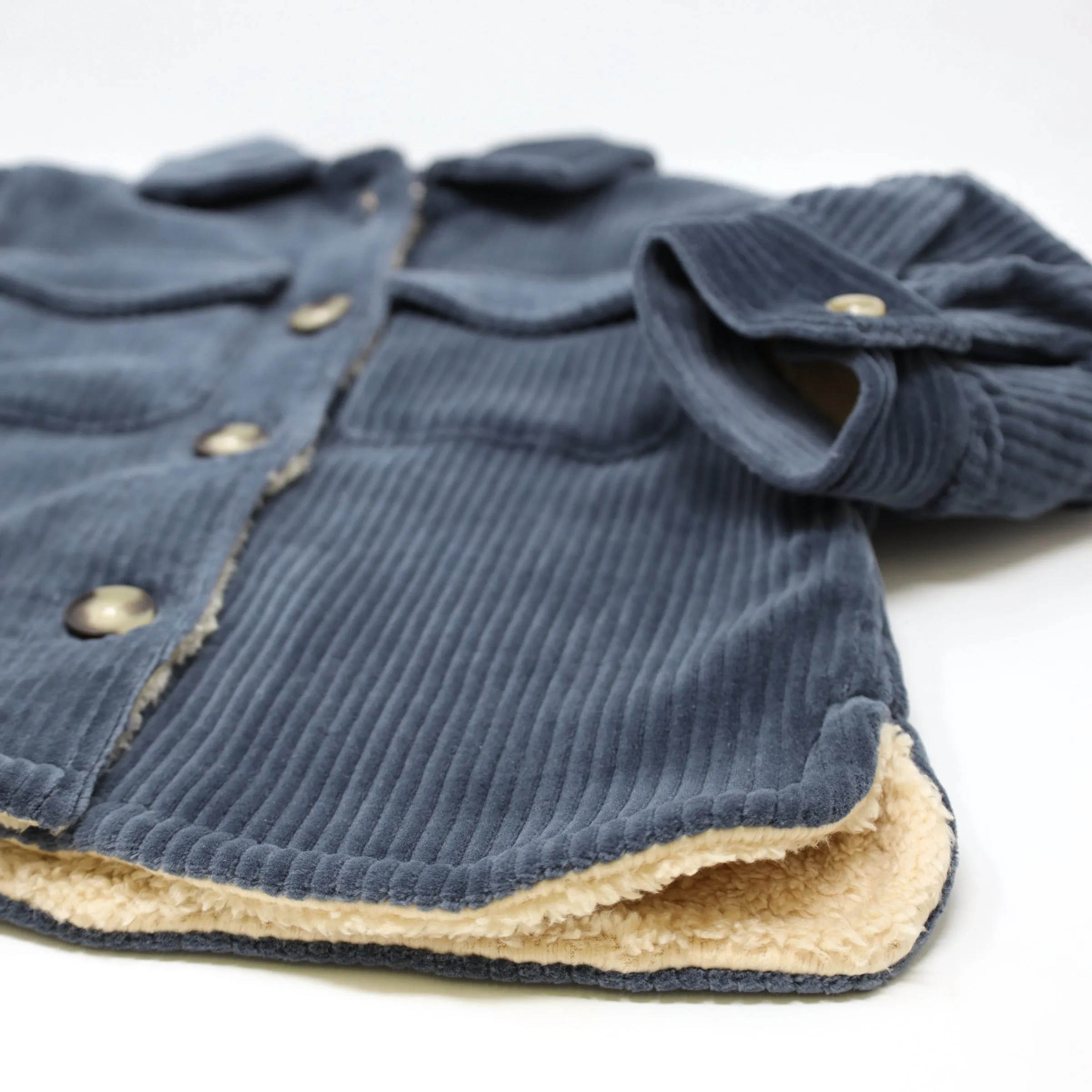 oh baby! Shacket Corduroy - Dusty Blue