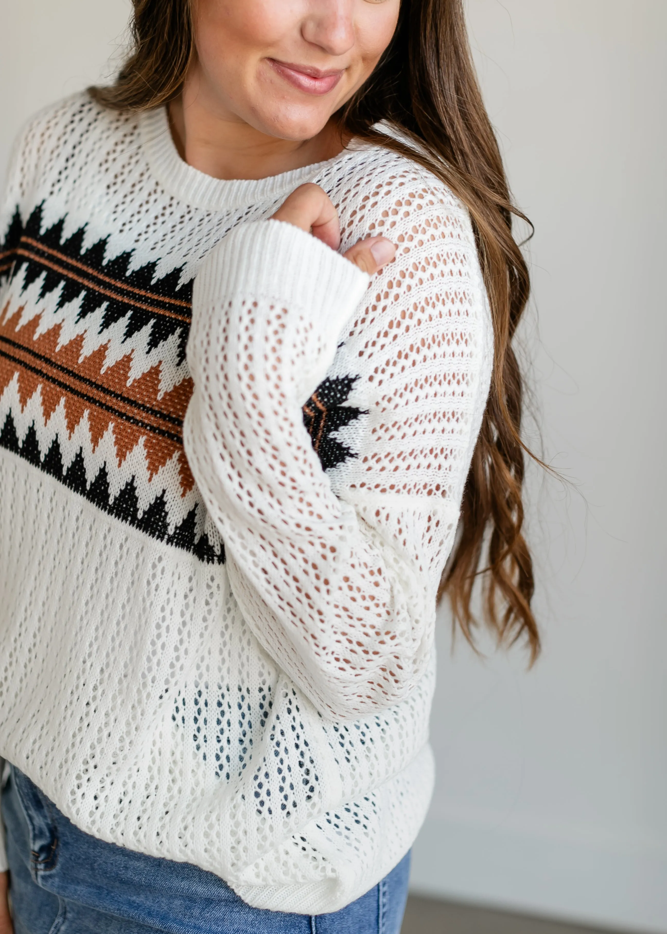 Open Net Knit Sweater - FINAL SALE