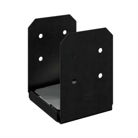 Outdoor Accents® Avant Collection ZMAX®, Black Powder-Coated Post Base for 8x8 Rough