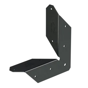 Outdoor Accents® ZMAX®, Black Powder-Coated Rigid Tie® Angle for 2x2 Joist/Post (Pack of 12)