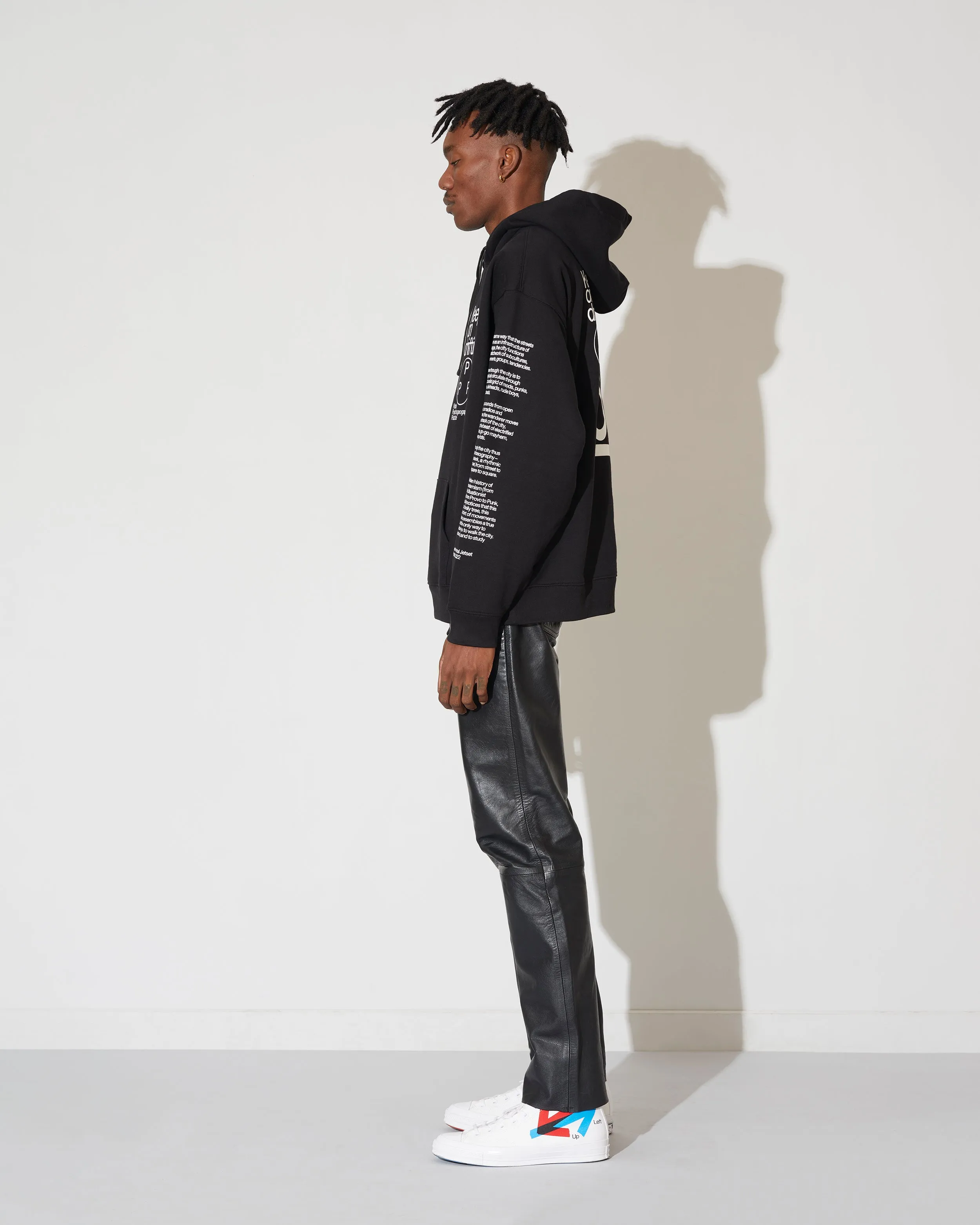 Patta x Experimental Jetset Boxy Hooded Sweater (Black)