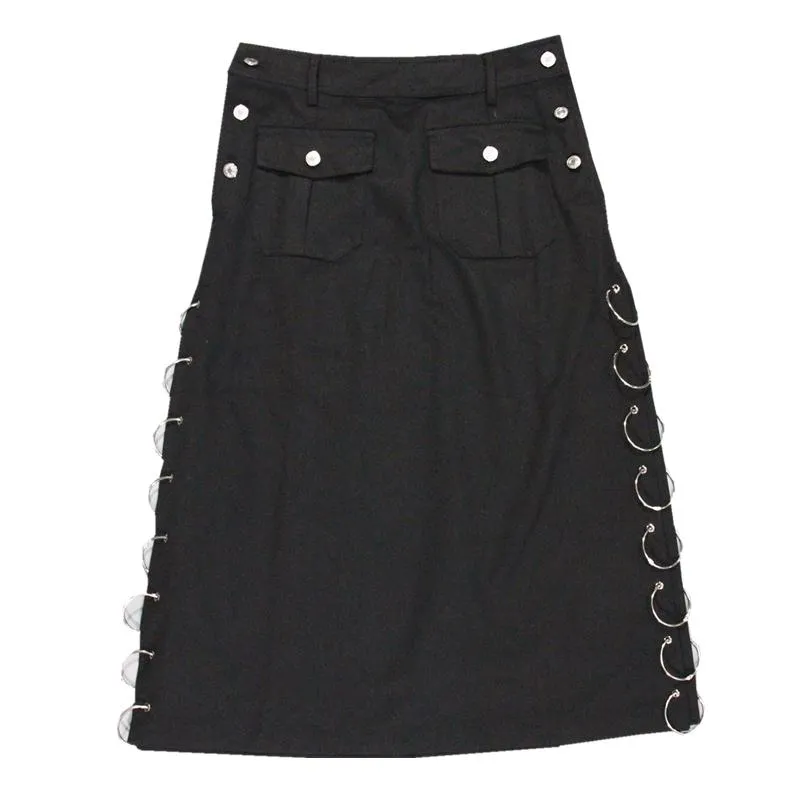 Punk Rings Long Skirt SD00462