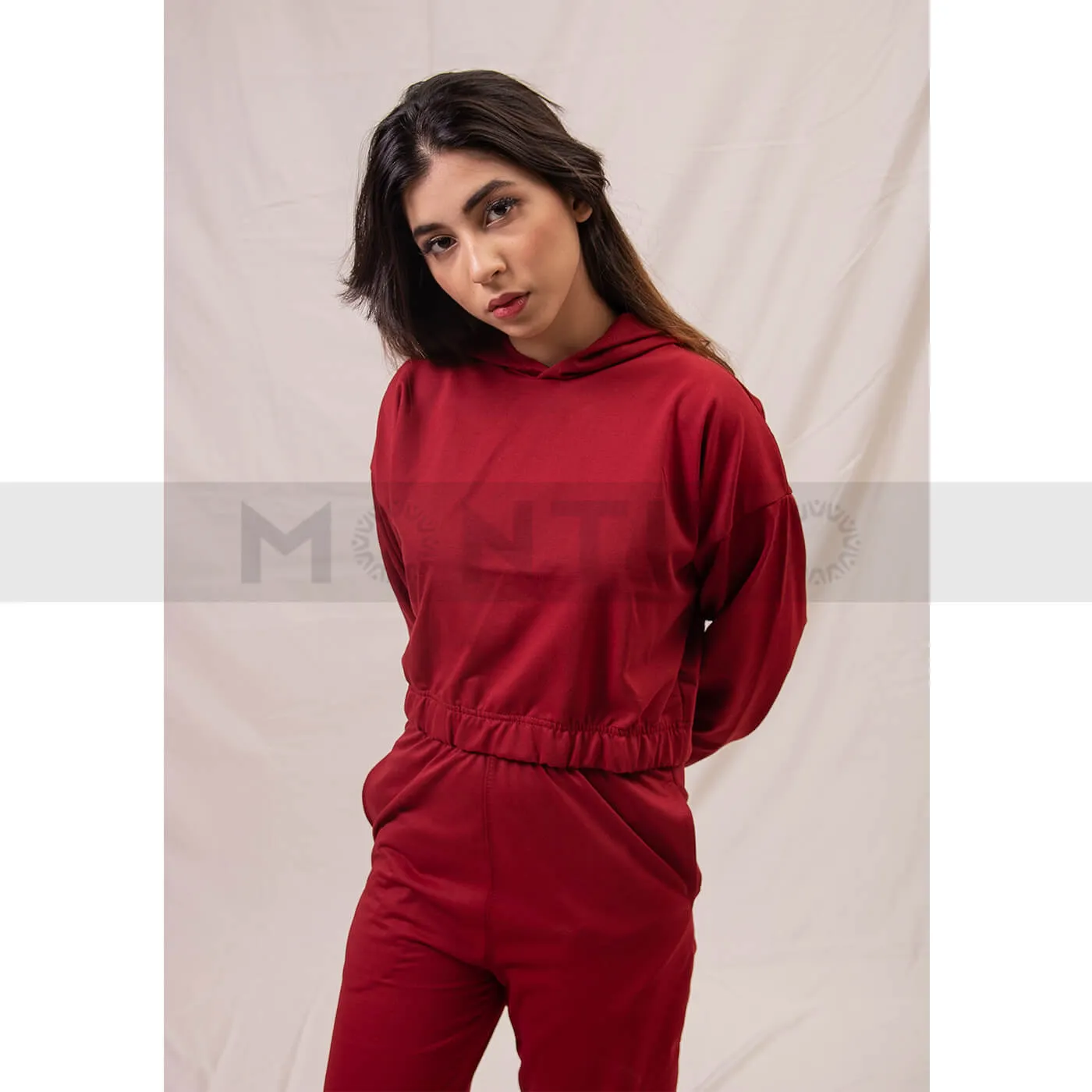 Red Oversized Co-Ord Set