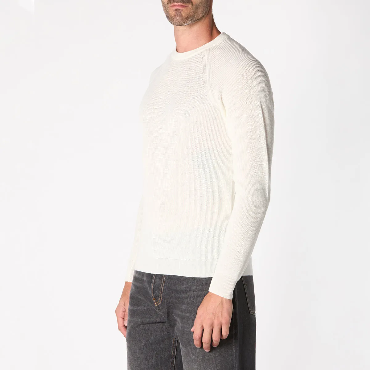 ROBERTO COLLINA SWEATER RA02301 02 IVORY