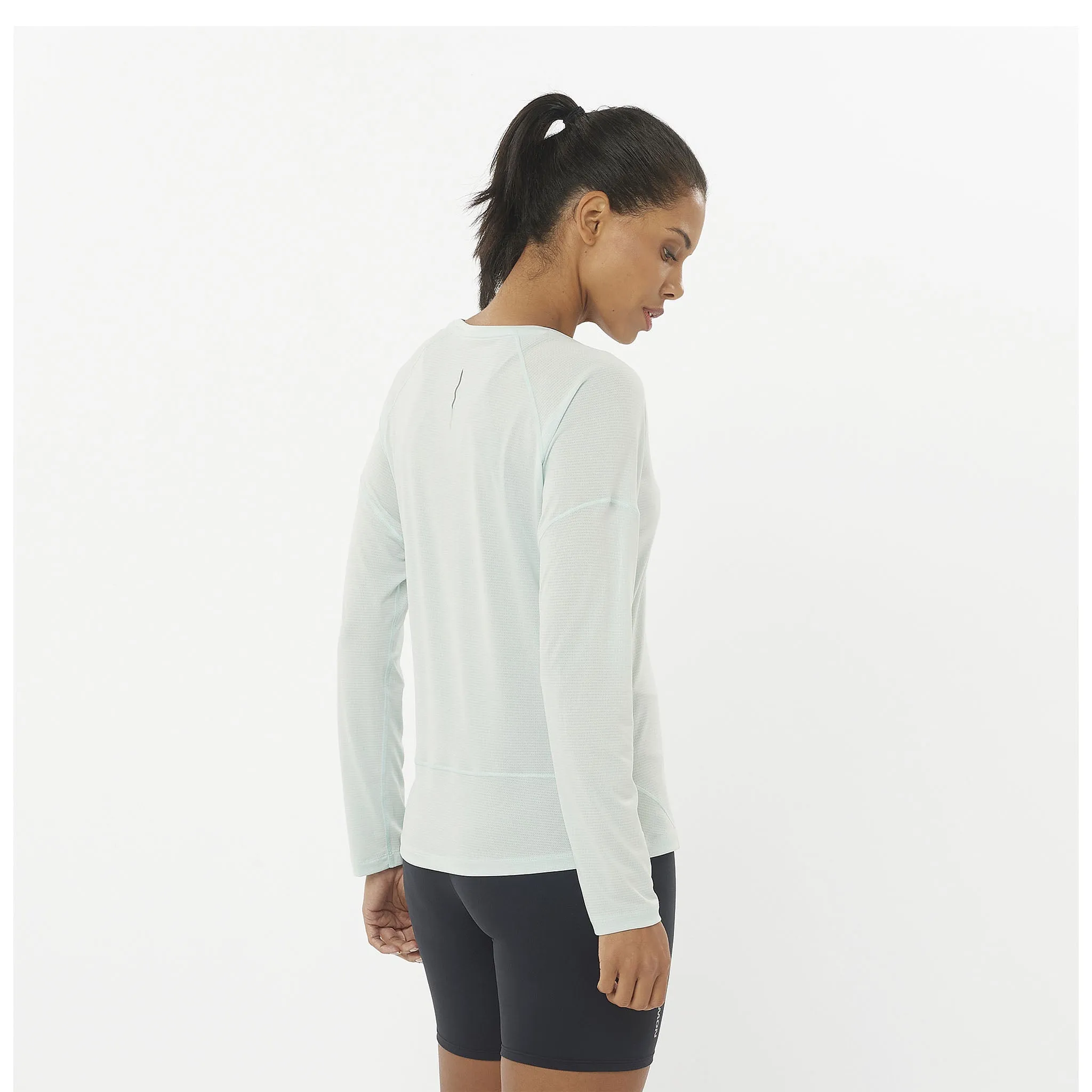 Salomon | Women's Cross Run Long Sleeve T-Shirt - Misty Blue