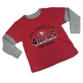 San Francisco 49ers Fan Thermal Layered Tee