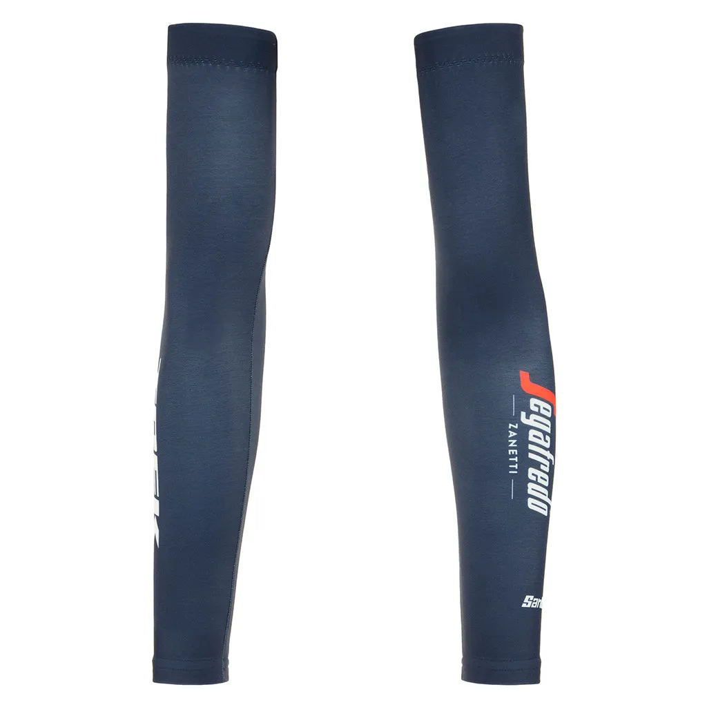 Santini Trek - Segafredo Arm Winterwear - Nautica Blue