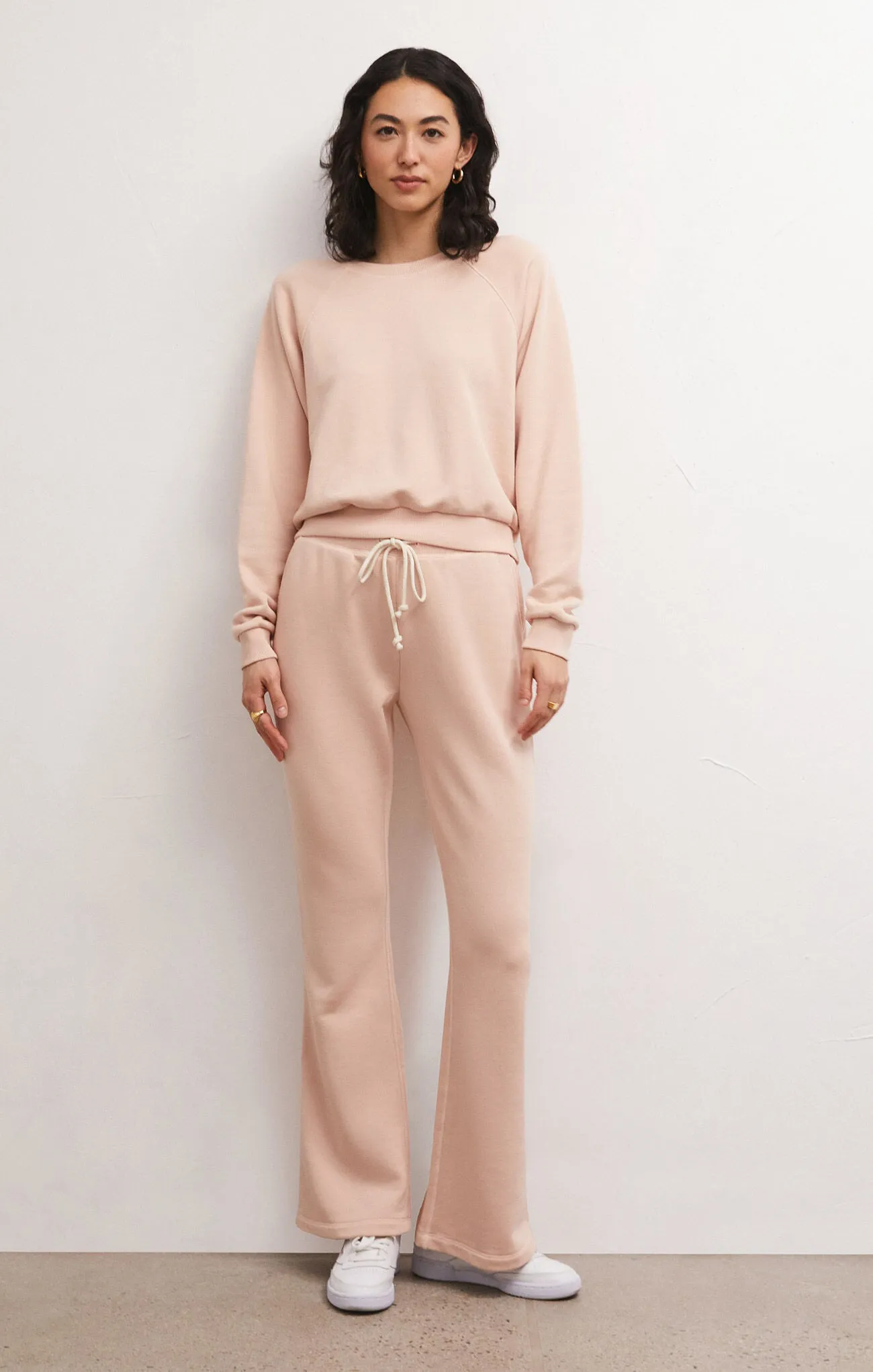 Shane Flare Sweatpant | Pink