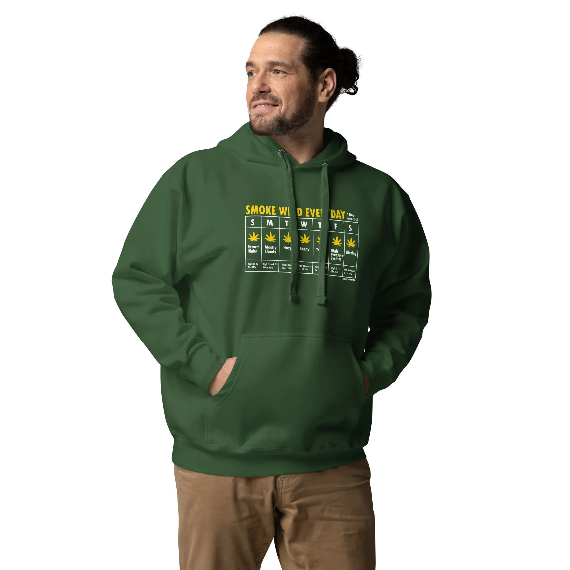 Smoke Weed Everyday Classic Fleece Pullover Hoodie