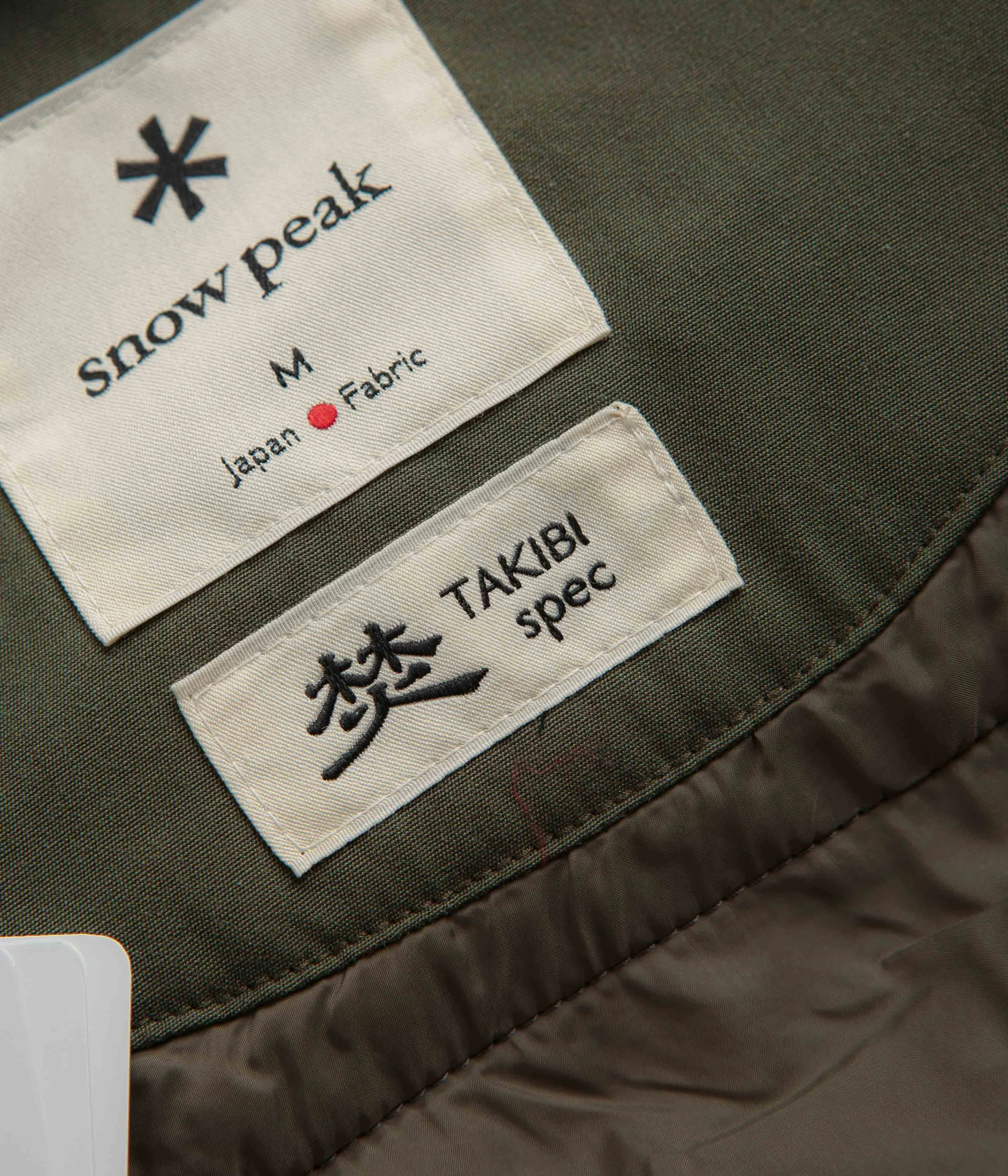 Snow Peak Takibi Weather Padded Coat - Olive