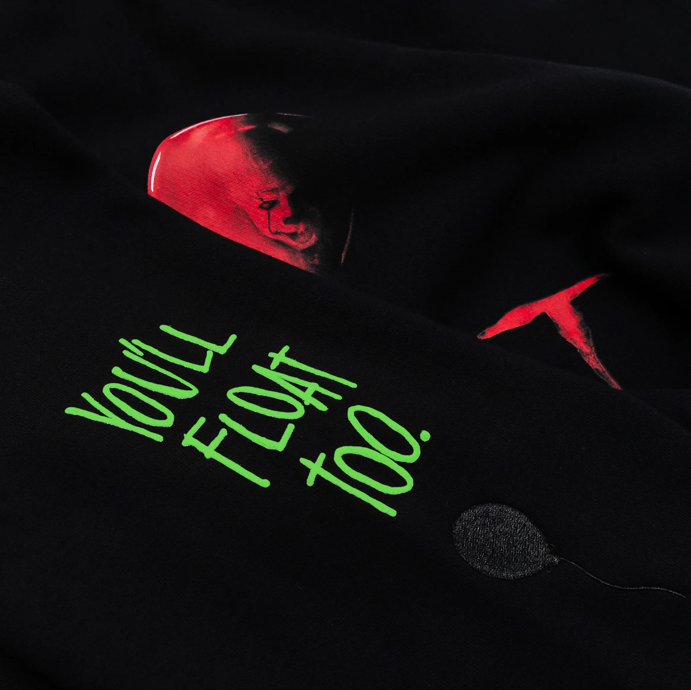 SP x IT Float Pullover Mens Hoodie (Black/Red)