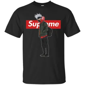 Supreme Naruto Funny Style T-shirt Men Cotton T-Shirt