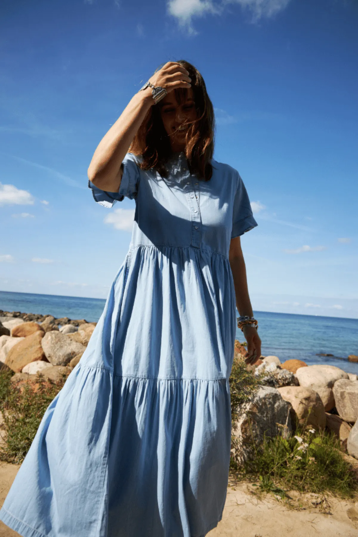 SUZIE MAXI DRESS BLUE