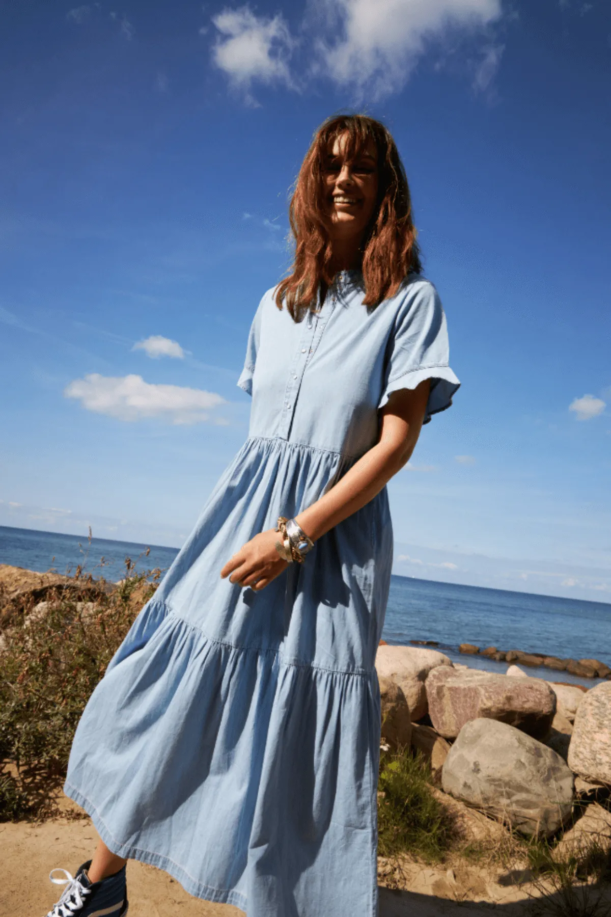 SUZIE MAXI DRESS BLUE