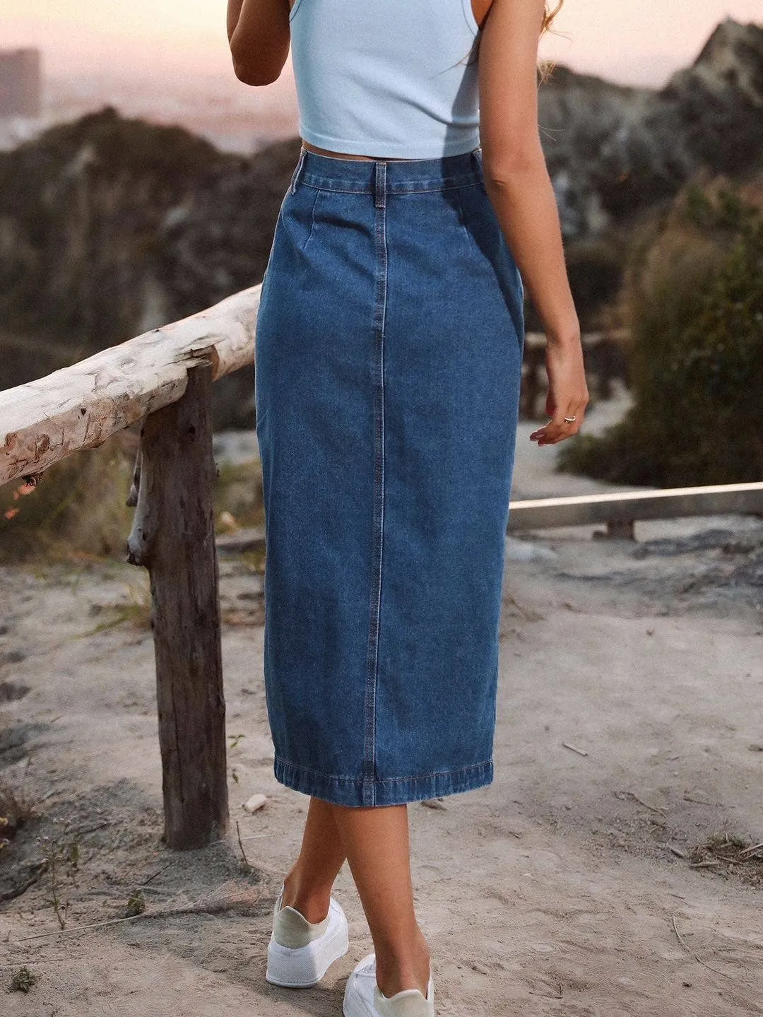 The Rachel Denim Skirt