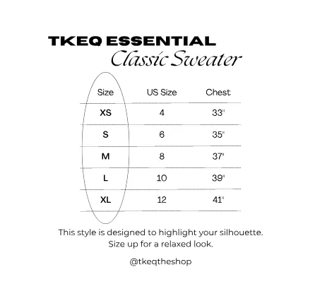 TKEQ Essential V-Neck Sweater - Monaco