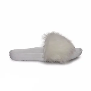 UGG Royale White Slippers