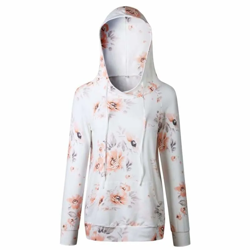 Vintage floral hoodie