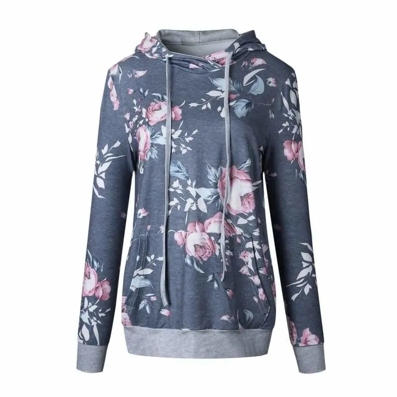 Vintage floral hoodie