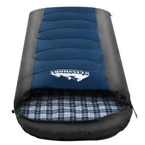 Weisshorn Sleeping Bag Bags Single Camping Hiking -20°C to 10°C Tent Winter Thermal Navy.