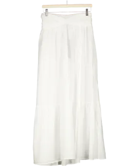 White Fox White Infatuated Maxi Skirt UK M