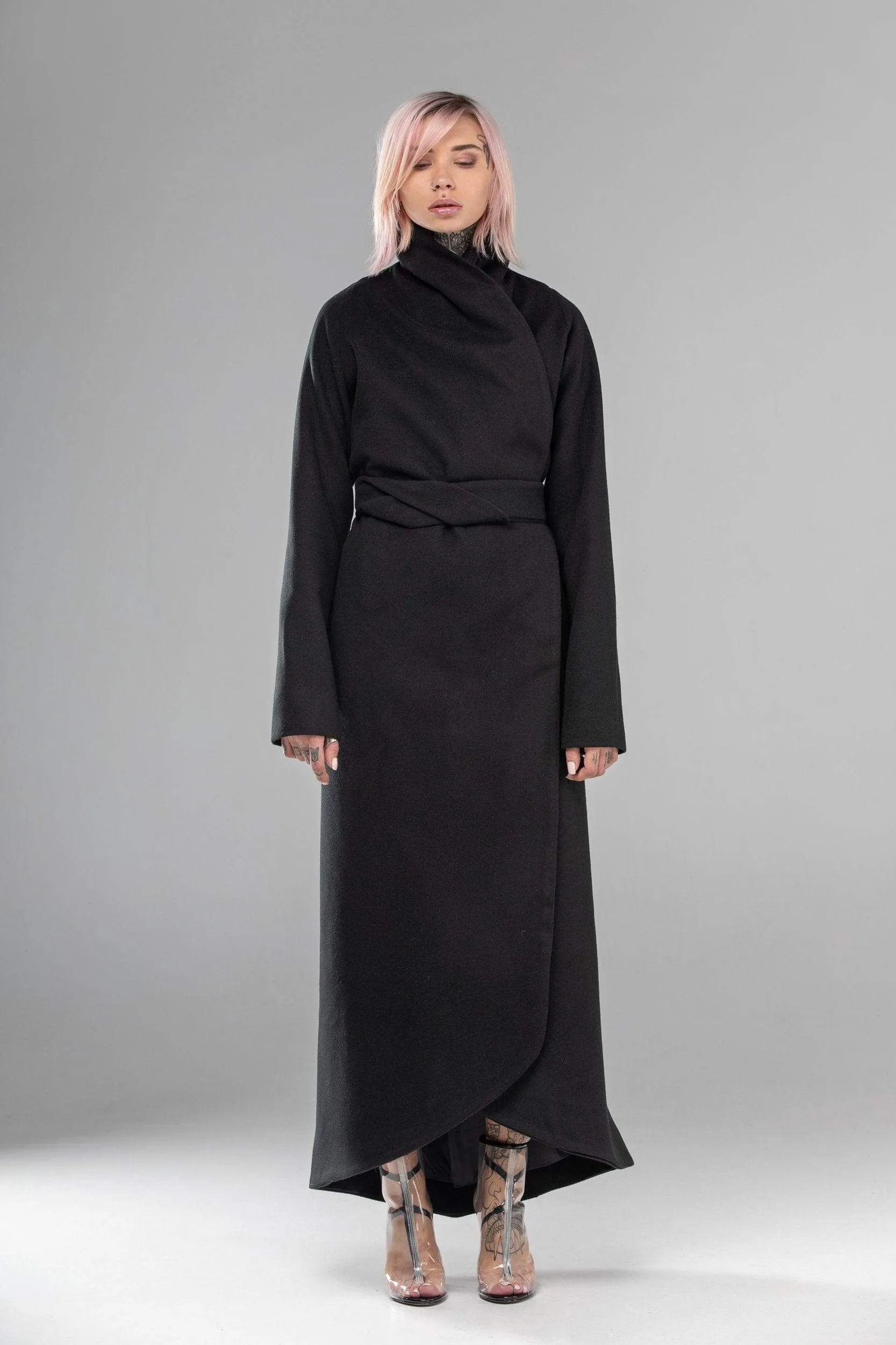 Winter Belted Maxi Coat