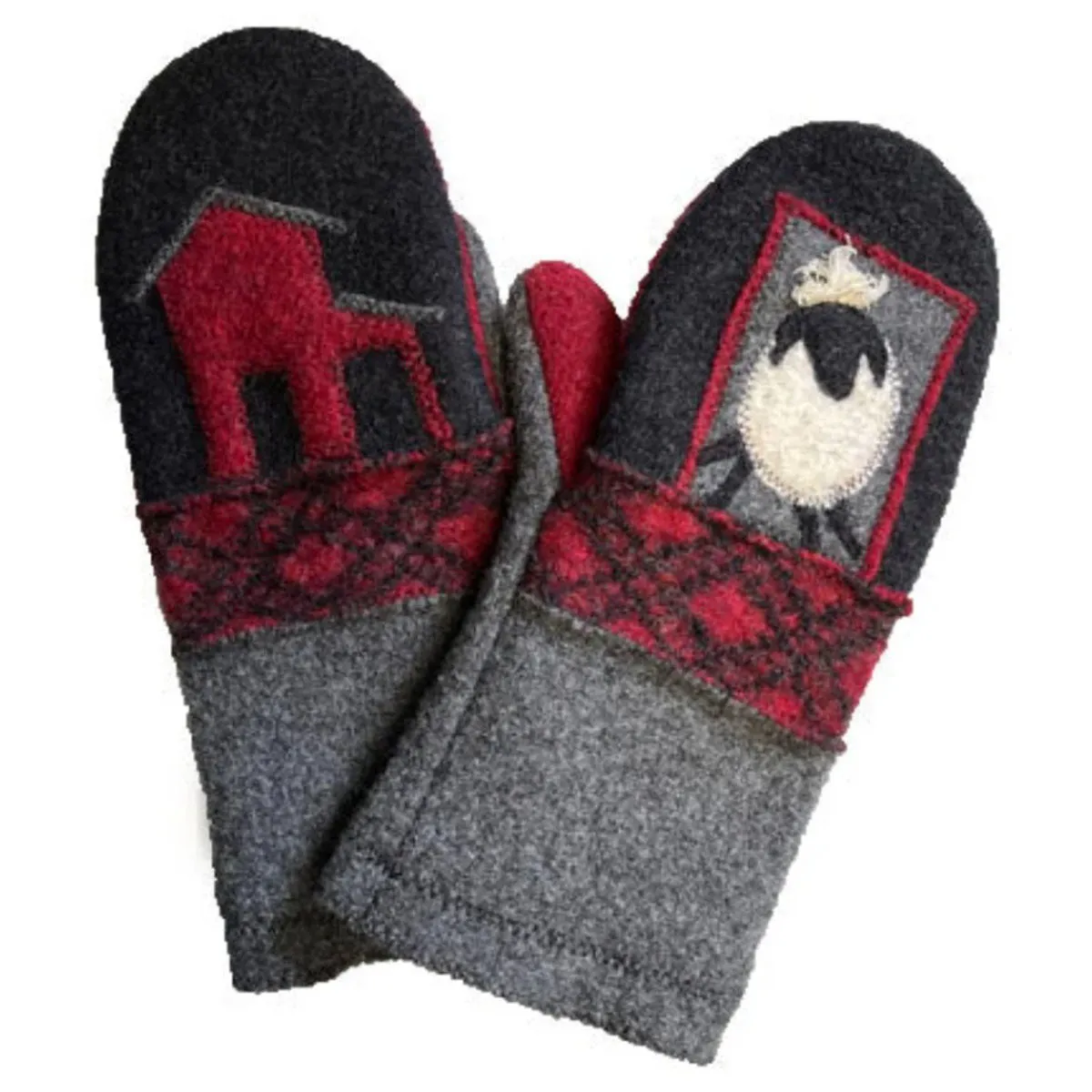 WM053 Black Sheep Mitten